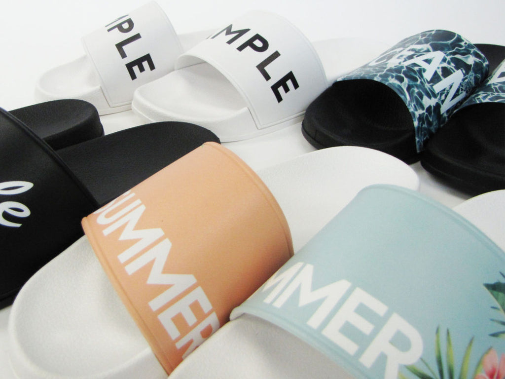 業界最安値!1足1100円~ オリジナルサンダルを1点から作成!シャワーサンダルの制作・プリント・名入れお任せ下さい。