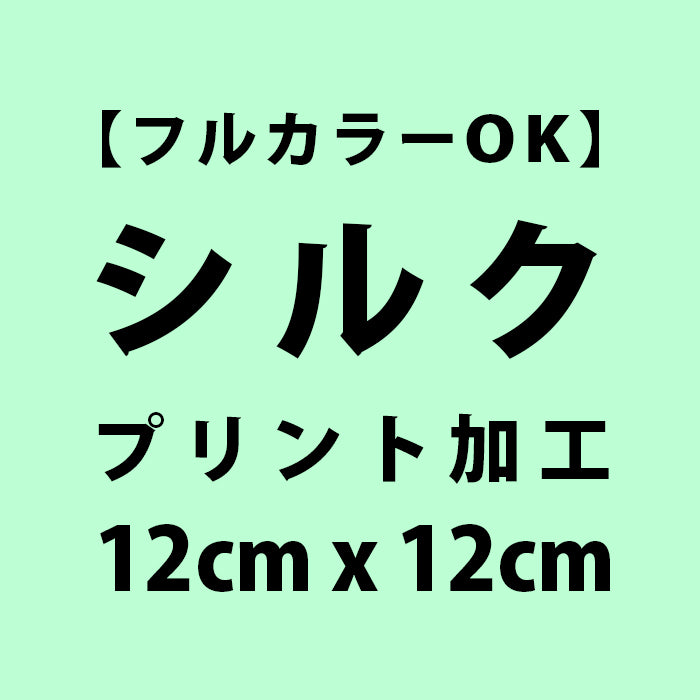 Goods Made シルクスクリーンプリント 【ワンポイント】12cm x 12cm 以内