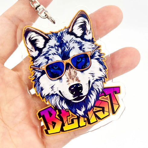 オリジナルグッズ・ノベルティのグッズメイド【GOODS MADE】 形状カットアクリルキーホルダー KHD03 オリジナル形状カットアクリルキーホルダー |1個330円~!1個から作成可能|フルカラー印刷対応