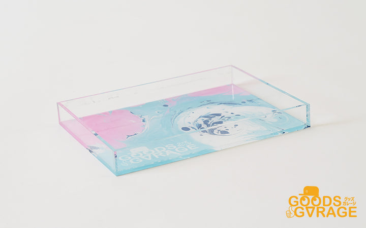 オリジナルグッズ・ノベルティのグッズメイド【GOODS MADE】 アクリルトレイ LSG40 オリジナルアクリルトレイ |1個1650円~!1個から作成可能|フルカラー印刷対応