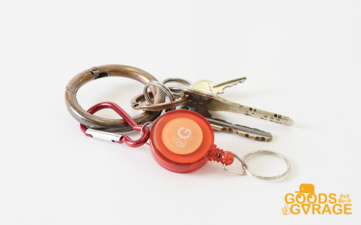 Goods Made リールチェーン式カラビナキーホルダー KHD13