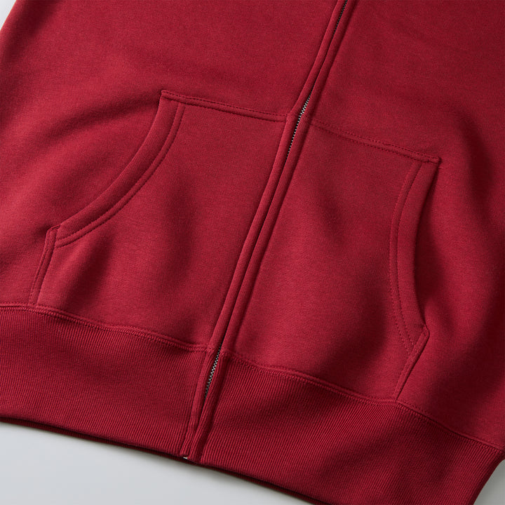 オリジナルグッズ・ノベルティのグッズメイド【GOODS MADE】 United Athle 5620-01 10.0オンス T/C スウェット フルジップ パーカ(裏起毛) オリジナルパーカーを1枚から激安で短納期でプリント可能| United Athle 5620-01