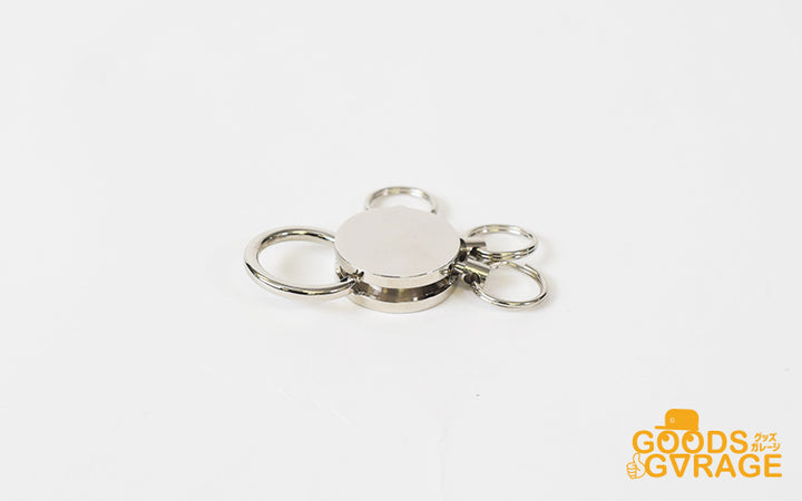 オリジナルグッズ・ノベルティのグッズメイド【GOODS MADE】 キーホルダー キーチェーン リング型 KHD22 オリジナルキーホルダー キーチェーン リング型 |1個737円~!1個から作成可能|フルカラー印刷対応