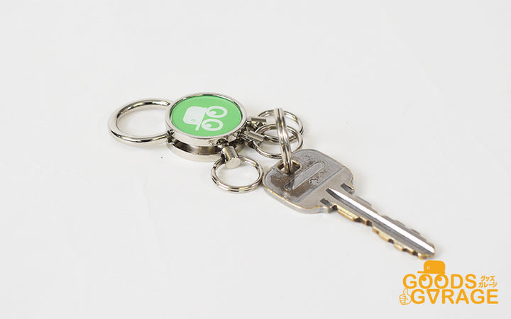 オリジナルグッズ・ノベルティのグッズメイド【GOODS MADE】 キーホルダー キーチェーン リング型 KHD22 オリジナルキーホルダー キーチェーン リング型 |1個737円~!1個から作成可能|フルカラー印刷対応