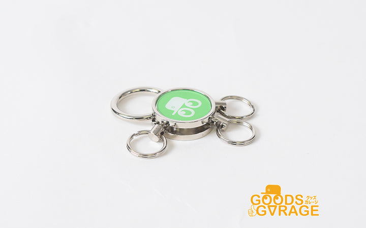 オリジナルグッズ・ノベルティのグッズメイド【GOODS MADE】 キーホルダー キーチェーン リング型 KHD22 オリジナルキーホルダー キーチェーン リング型 |1個737円~!1個から作成可能|フルカラー印刷対応