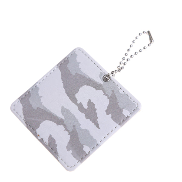 Goods Made レザーミラーチャーム MRR04 オリジナルレザーミラーチャーム |1個500円~!1個から作成可能|フルカラー印刷対応