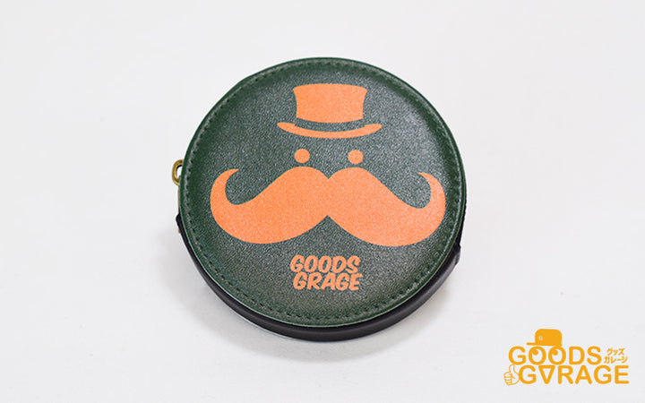 Goods Made レザーコインケース 丸型WLT01 オリジナルレザーコインケース 丸型|1個770円~!1個から作成可能|フルカラー印刷対応