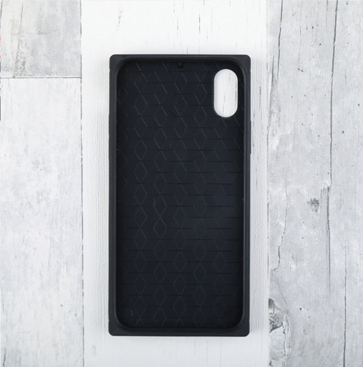 Goods Made スクエア ハイブリッドiPhoneケース 背面ガラス SPC44 オリジナルスクエア ハイブリッドiPhoneケース 背面ガラス |1個990円~!1個から作成可能|フルカラー印刷対応