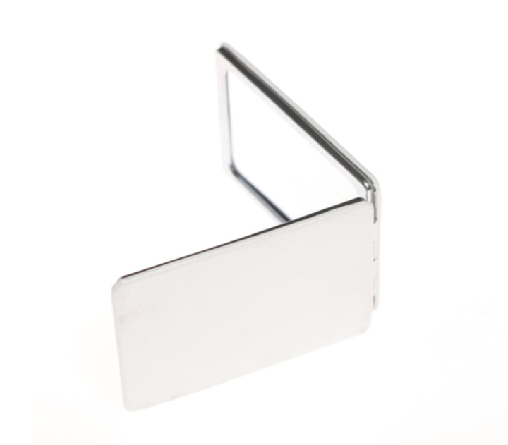 オリジナルグッズ・ノベルティのグッズメイド【GOODS MADE】 折りたたみコンパクトミラー 長方形 MRR05 オリジナル折りたたみコンパクトミラー 長方形 |1個462円~!1個から作成可能|フルカラー印刷対応