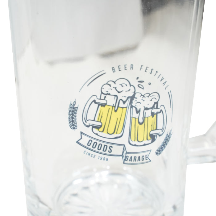オリジナルグッズ・ノベルティのグッズメイド【GOODS MADE】 ビールジョッキ LSH02 オリジナルビールジョッキ |1個1782円~!1個から作成可能|フルカラー印刷対応