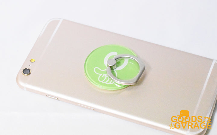 オリジナルグッズ・ノベルティのグッズメイド【GOODS MADE】 アクリルスマホリング　SPR01 オリジナルスマホリング　｜1個330円～！1個から作成可能｜フルカラー印刷対応