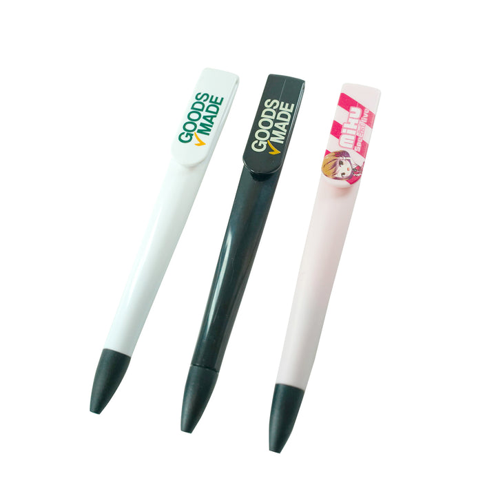 Goods Made ラペルボールペンRPC07 オリジナルラペルボールペン｜1個180円～！1個から作成可能｜フルカラー印刷対応