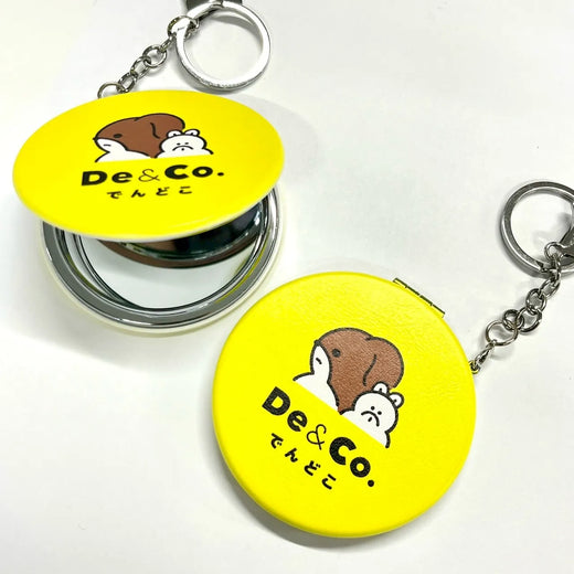 オリジナルコンパクトミラーキーホルダーRMR04【製作事例】DE&Co.様