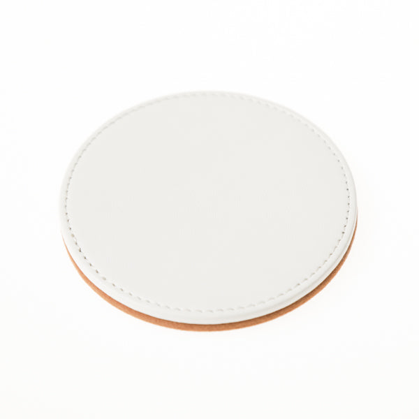 オリジナルグッズ・ノベルティのグッズメイド【GOODS MADE】 PUレザーコースター　LSG21 オリジナルPUレザーコースター　｜1個440円～！1個から作成可能｜フルカラー印刷対応