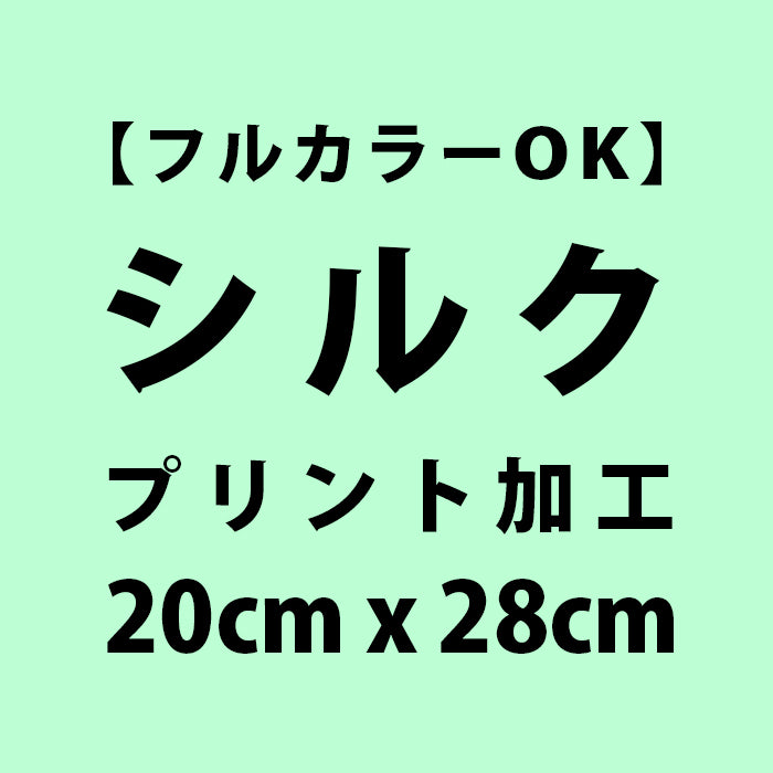 Goods Made シルクスクリーンプリント  20cm x 28cm 以内 (バック) 