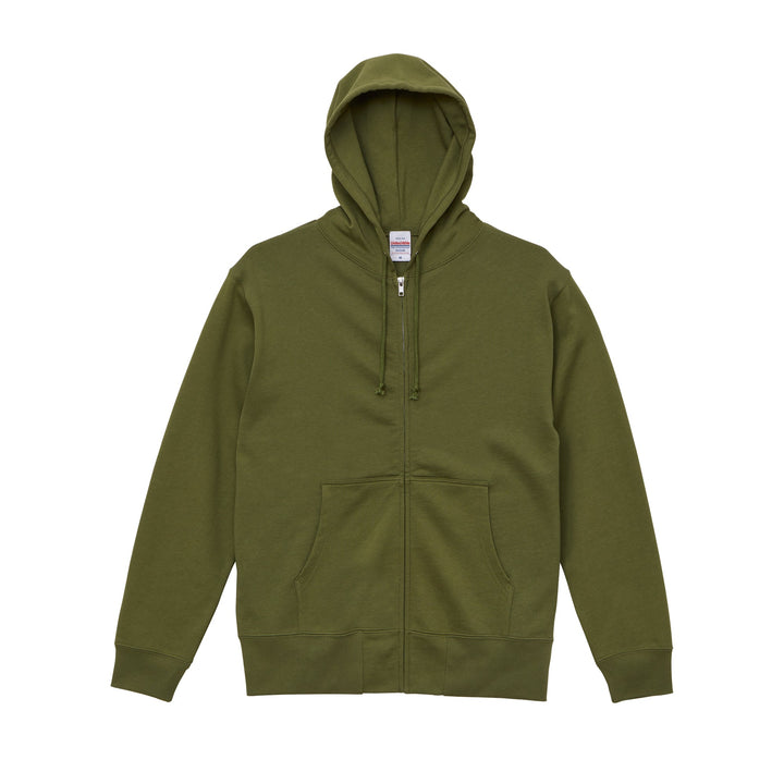 オリジナルグッズ・ノベルティのグッズメイド【GOODS MADE】 United Athle 5213-01　10.0オンス スウェット フルジップ パーカ（裏パイル） オリジナルパーカーを1枚から激安で短納期でプリント可能｜ United Athle  5213-01