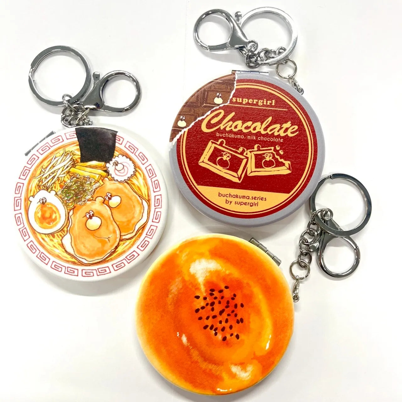 オリジナルコンパクトミラーキーホルダーRMR04 【製作事例】Supergirl様