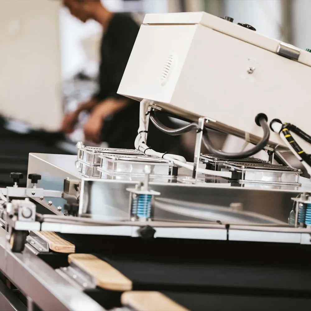 熱処理（乾燥）でインクを定着