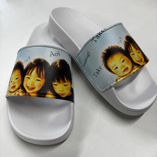 お子さまの写真入りオリジナルシャワーサンダルの製作事例【上野 裕太様】