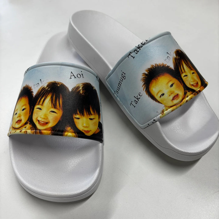 お子さまの写真入りオリジナルシャワーサンダルの製作事例【上野 裕太様】