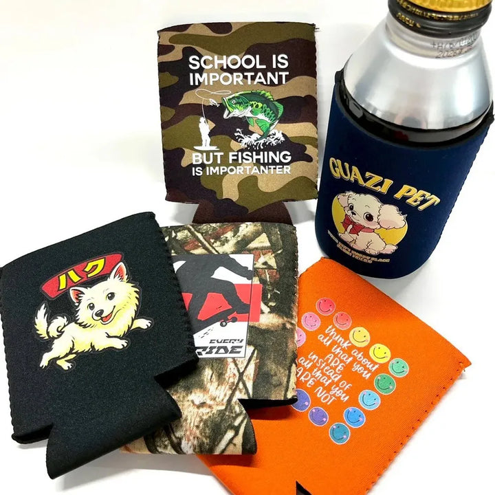 オリジナルグッズ・ノベルティのグッズメイド【GOODS MADE】 オリジナル缶クージー（保冷缶カバー・スタビーホルダー）RPC0 オリジナル缶クージー｜保冷缶カバー・スタビーホルダー｜1個から制作OK｜360円
