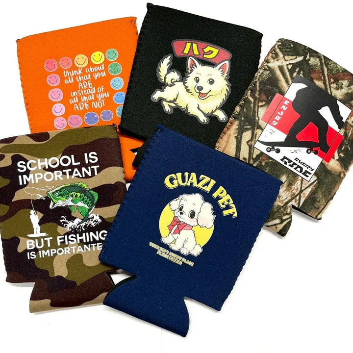 オリジナルグッズ・ノベルティのグッズメイド【GOODS MADE】 オリジナル缶クージー（保冷缶カバー・スタビーホルダー）RPC0 オリジナル缶クージー｜保冷缶カバー・スタビーホルダー｜1個から制作OK｜360円