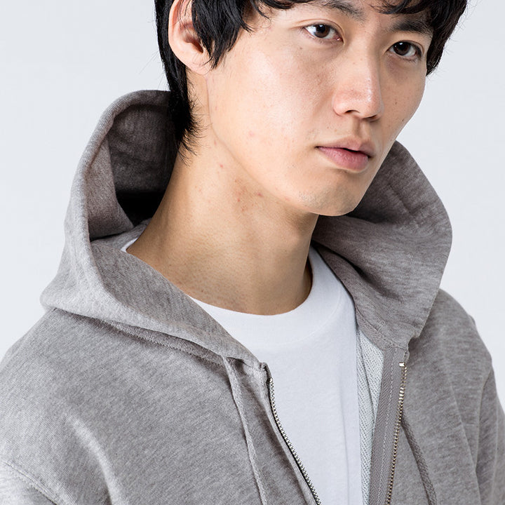 オリジナルグッズ・ノベルティのグッズメイド【GOODS MADE】 Printstar 00217-MLZ 8.4オンス　ジップアップライトパーカー オリジナルパーカーを1枚から激安で短納期でプリント可能｜ Printstar 00217