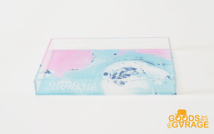 オリジナルグッズ・ノベルティのグッズメイド【GOODS MADE】 アクリルトレイ LSG40 オリジナルアクリルトレイ ｜1個1650円～！1個から作成可能｜フルカラー印刷対応