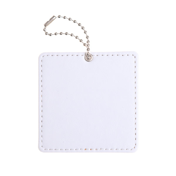 Goods Made レザーミラーチャーム　MRR04 オリジナルレザーミラーチャーム　｜1個500円～！1個から作成可能｜フルカラー印刷対応