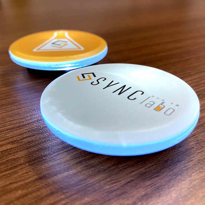 Goods Made LEDバッジ　BDG06 オリジナルLEDバッジ　｜1個352円～！1個から作成可能｜フルカラー印刷対応