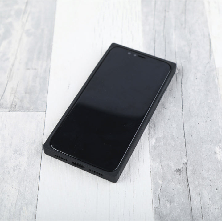 Goods Made スクエア ハイブリッドiPhoneケース 背面ガラス SPC44 オリジナルスクエア ハイブリッドiPhoneケース 背面ガラス ｜1個990円～！1個から作成可能｜フルカラー印刷対応